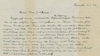 The God Letter, an autographed letter signed by Albert Einstein
