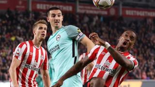 Ivan Toney and Lewis Dunk