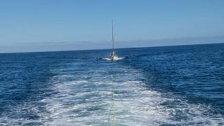 Yacht rescue off Jersey