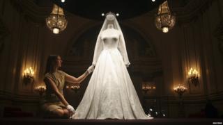 The royal wedding dress is going on show at Buckingham Palace