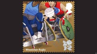 Olympic stamp from the Royal Mail