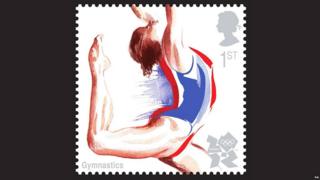 Olympic stamp from the Royal Mail