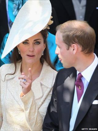 William and Kate chatting
