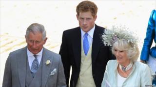 Prince Charles, Prince Harry and Camilla