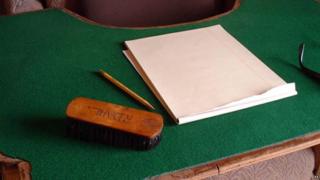 Roald Dahl's writing board