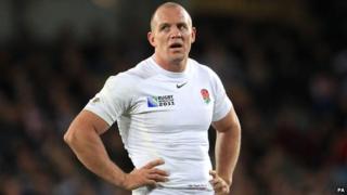 Mike Tindall with hands on hips