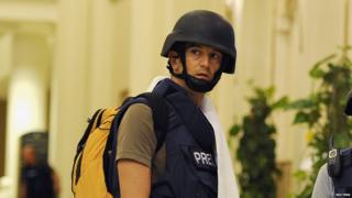 BBC News reporter Matthew Price in Tripoli in Libya