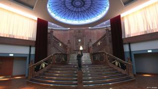 Replica of Grand Staircase inside the Titanic