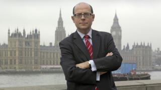 BBC News' Nick Robinson outside 10 Downing Street