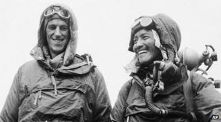 Edmund Hilary and Sherpa Tenzing Norgay