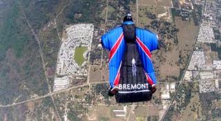connery bremont stuntman completes wingsuit