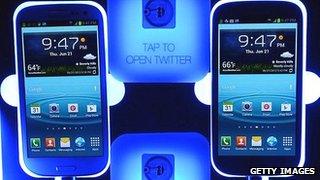 Samsung Galaxy S3 smartphones