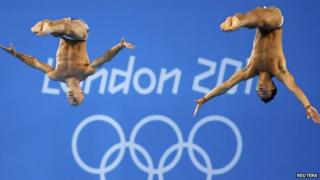 Divers Tom Daley and Peter Waterfield