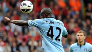 Manchester City player Yaya Toure