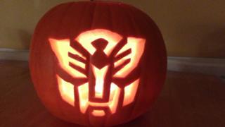 Transformers pumpkin