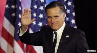 Mitt Romney waving