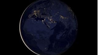 The Earth at night