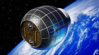 Artist's impression of inflatable space station