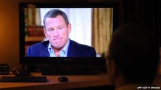 Lance Armstrong on TV