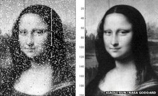 Mona Lisa image beamed to Moon and back