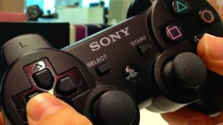 A PlayStation controller