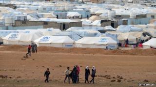 Refugee camp in Jordan