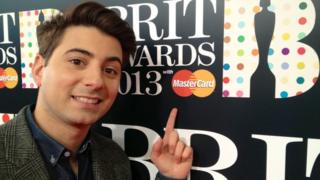 Ricky at the Brit Awards 2013