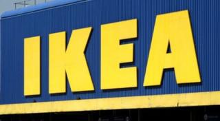 The Ikea logo on one of the company's stores.