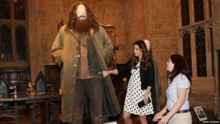 Hagrid costume and Kate