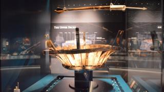 The Mary Rose crow's nest recovered from the seabed