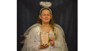 Kayleigh dressed as a fairy