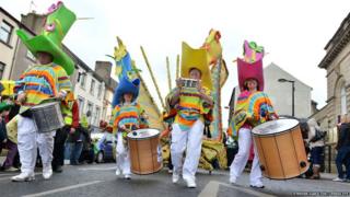 Patrick s Day celebrated across Ireland BBC News