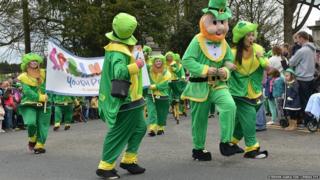 Patrick s Day celebrated across Ireland BBC News