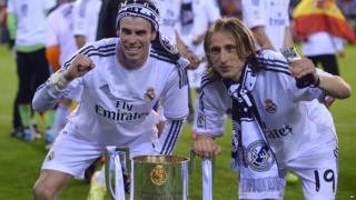 Gareth Bale and Luka Modric