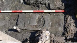 Toilet unearthed at Vindolanda