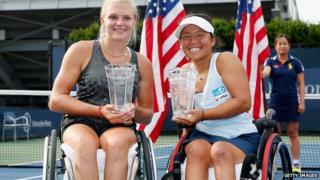 Jordanne Whiley and Whiley; Yui Kamiji