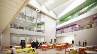 New Rhyl High School could open in 2016 - BBC News