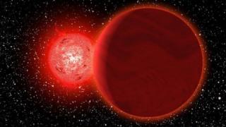 Scholz's star - shown in this artist's impression - is currently 20 light-years away. But it once came much closer