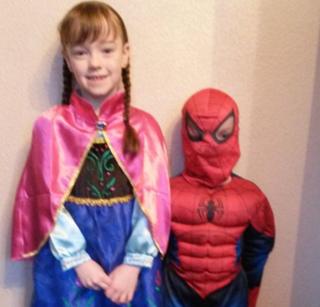 anna and spiderman