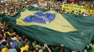 Big Protests In Brazil Demand President Rousseff's Impeachment - BBC News