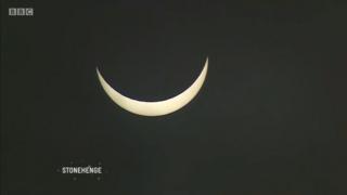 Maximum eclipse in the UK