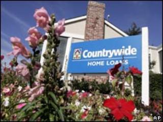 Countrywide banking and loan office in California