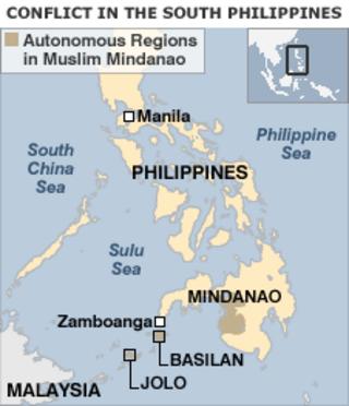 Карта Филиппин