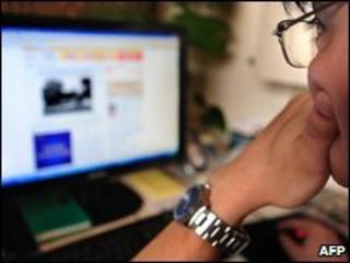 Chinese net user, AFP