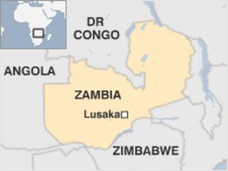 Zambia map
