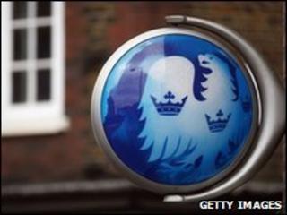 Barclays bank sign