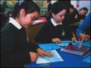 Children in a classroom