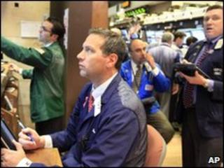 Traders in New York