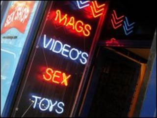 A sex shop in Soho