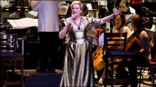 Dame Julie Andrews at London's O2 Arena